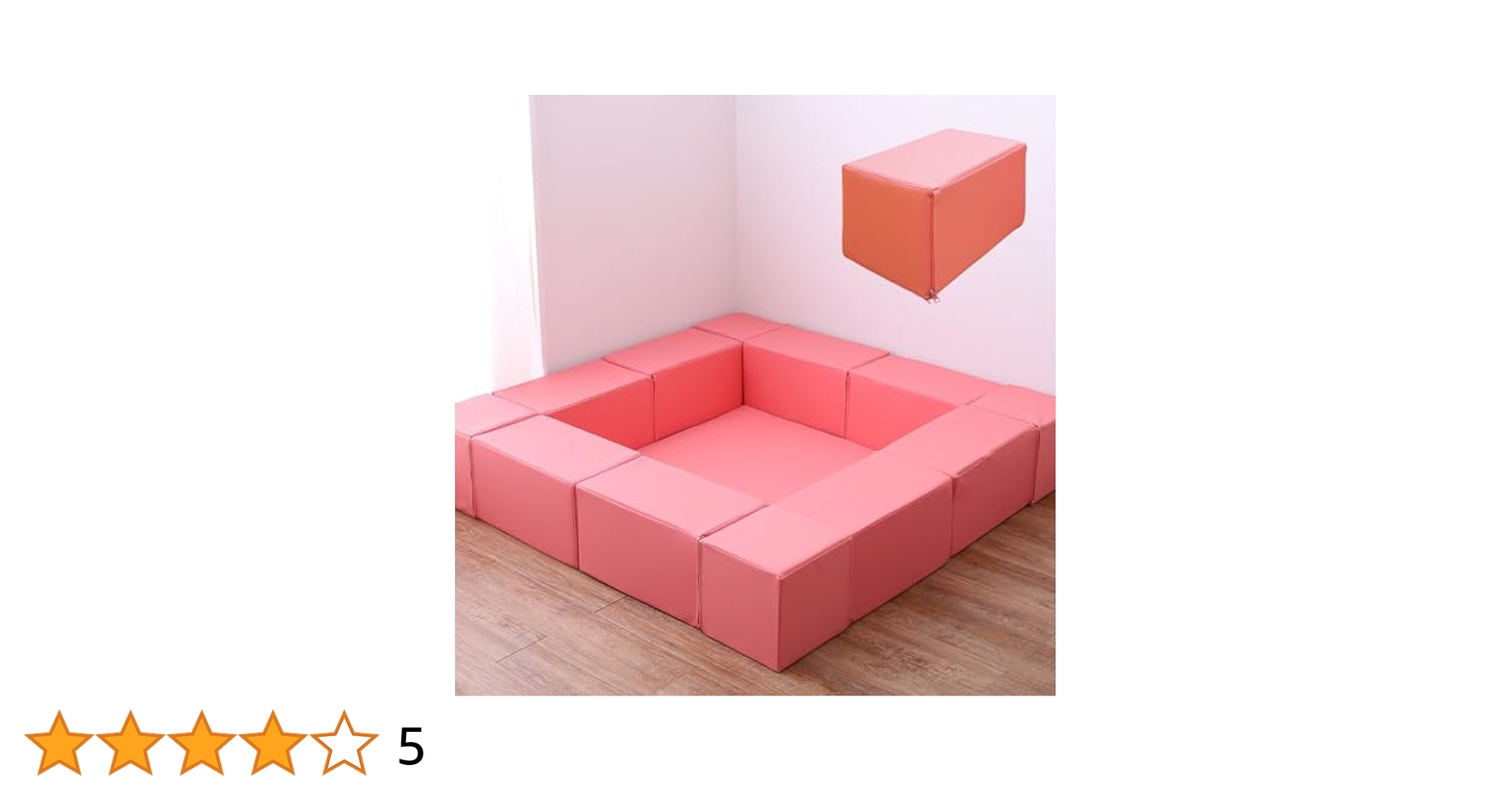 【4個】キッズコーナー キッズブロック ソフトブロック 軽量 萩原 Amazon.co.jp: 萩原 キッズコーナー キッズブロック 『長方形